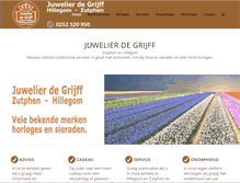 Tablet Screenshot of juwelier-degrijff.nl